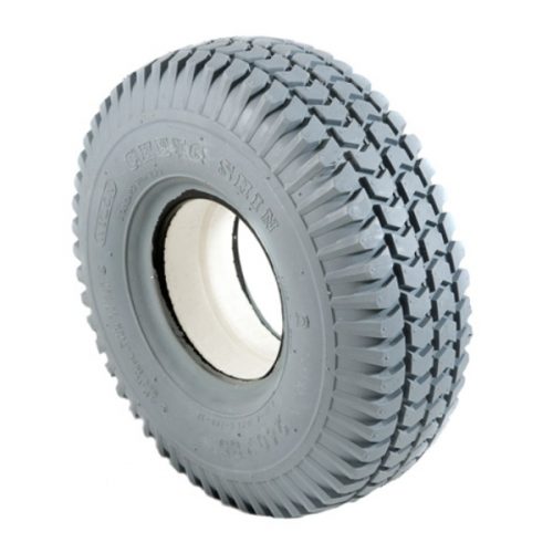 300 x 4 grey tyre solid