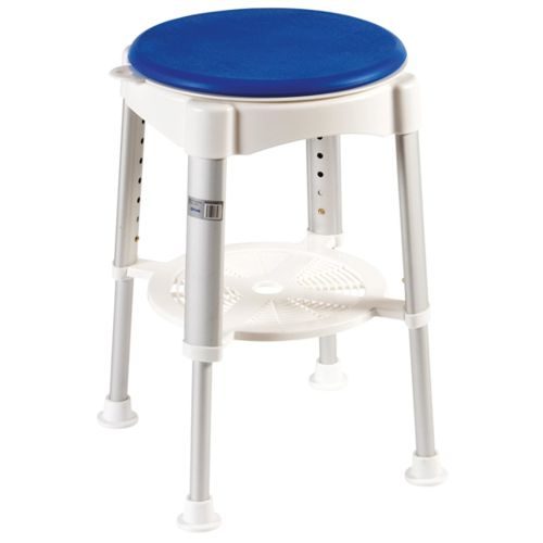 Bath Stool With Rotating Padded Seat, Padded Bath Stool, Rotating Bath Stool, Bath Stool, Drive, Drive Medical. Drive Devilbiss