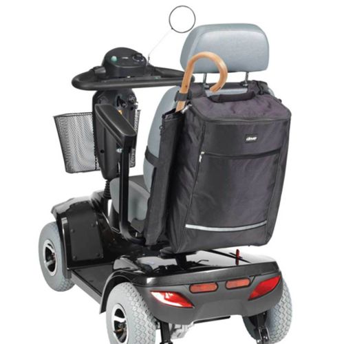 Mobility Scooter Storage Bag With Cane Holder, Drive Devilbiss